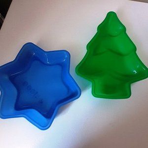 Christmas Molds Silicone 2 pieces